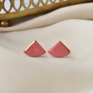 Earrings Iska coral