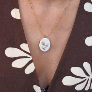 Necklace Golden seed
