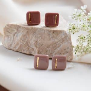 Earrings Little square