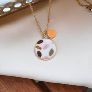 Necklace Colorful circle