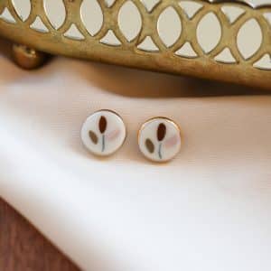 Earrings Changing leaf