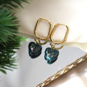 Earrings celebrate love